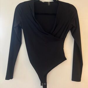 Black Long Sleeve Bodysuit